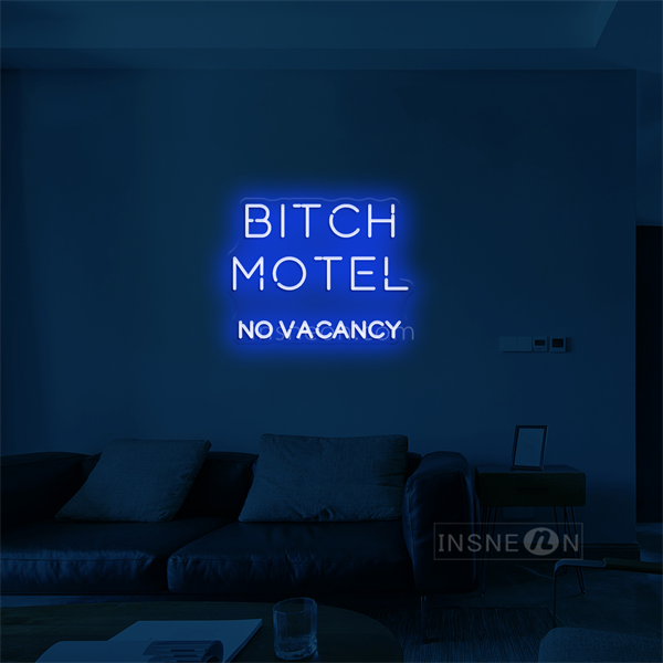 'Bitch Motel' LED Neon Sign