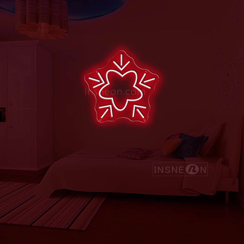 Blue snowflakes Led Custom Neon Sign