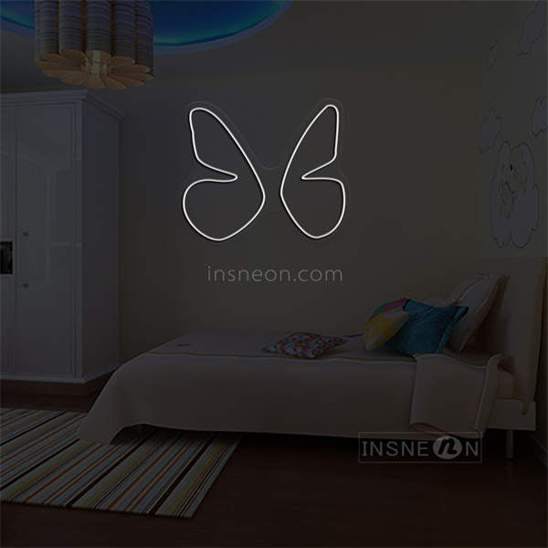 'Butterflies' Neon Sign