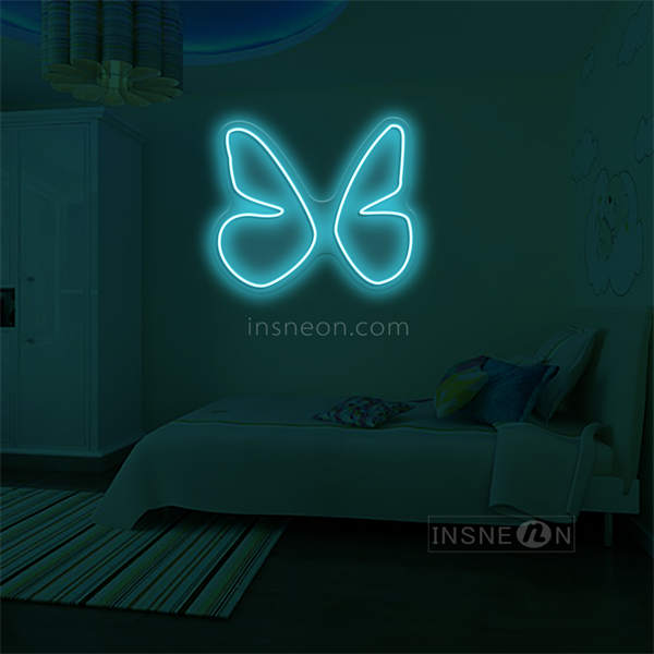 'Butterflies' Neon Sign