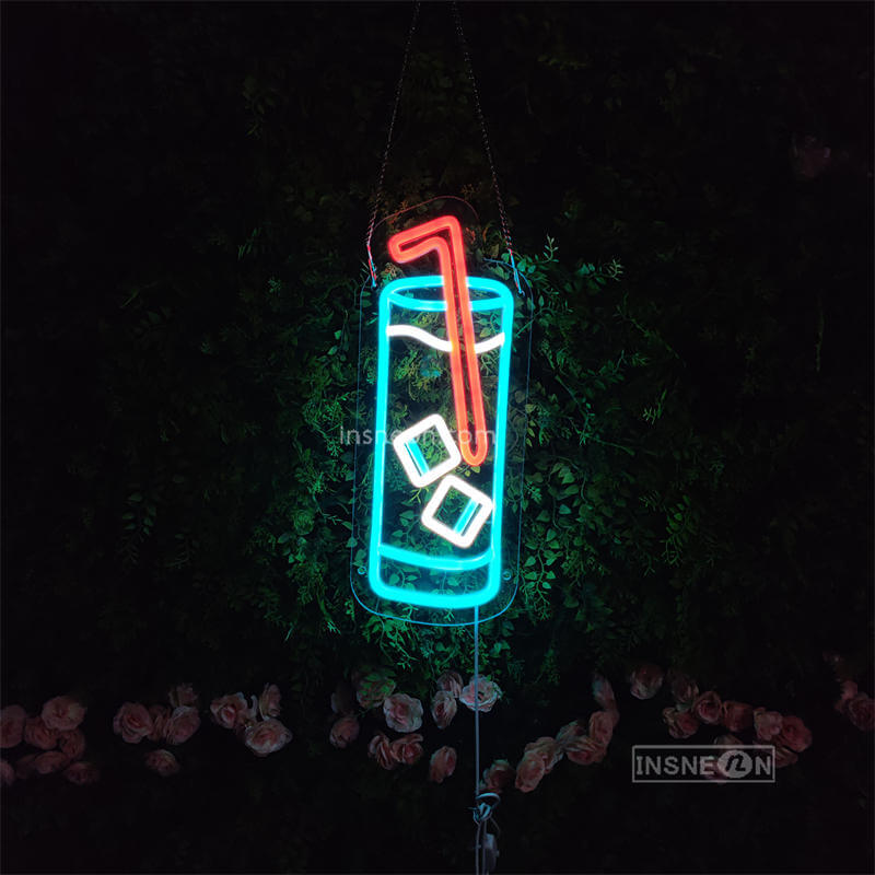 'Drinks' Led Custom Neon Sign