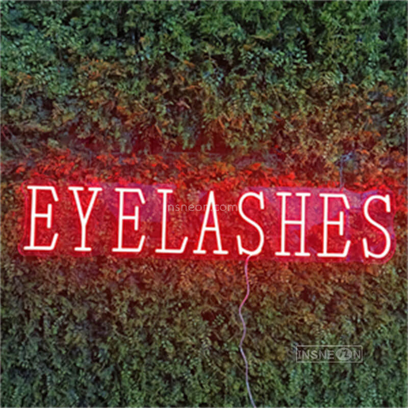 EVELASHES Led Custom Neon Sign