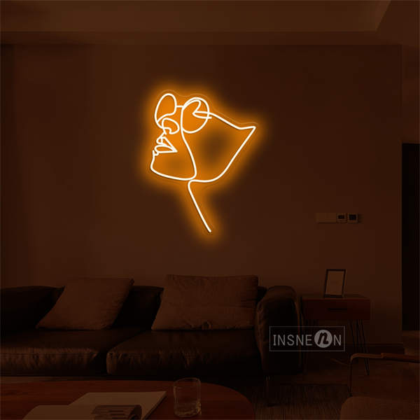 'Four Eyes' Neon Sign