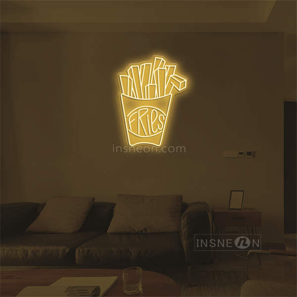 'Fries' LED Neon Sign