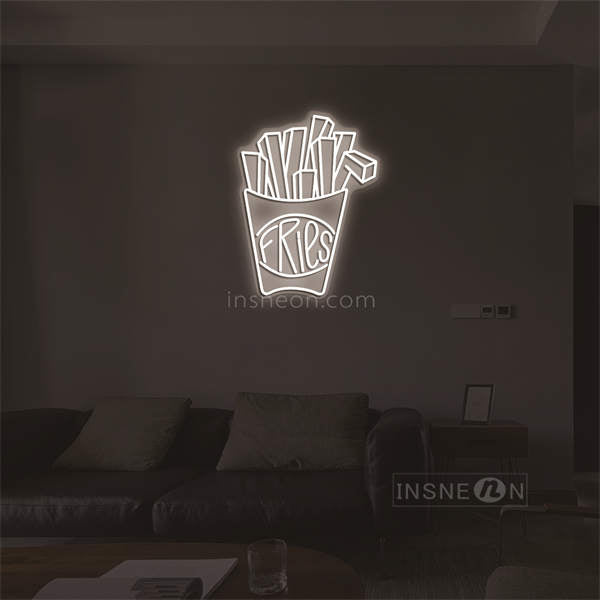 'Fries' LED Neon Sign