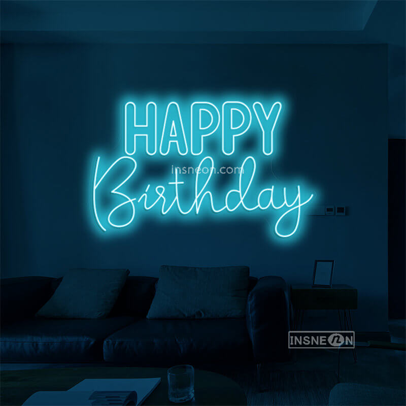 HAPPY Birthday Led Custom Neon Sign