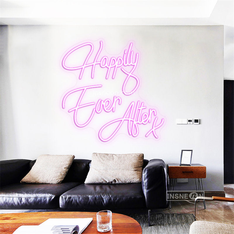 Happily Ever Afterx Led Custom Neon Sign