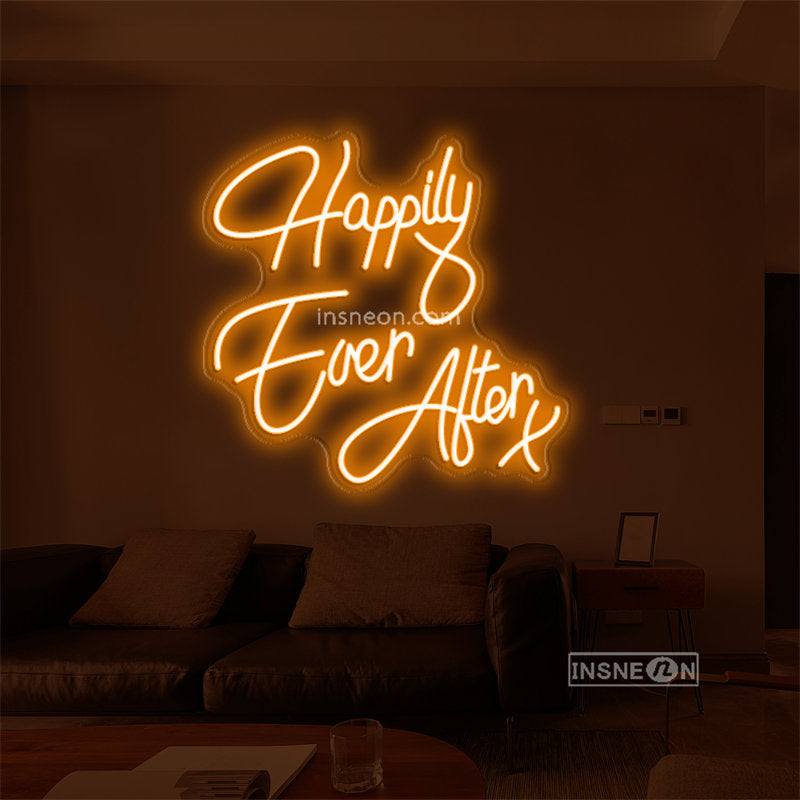 Happily Ever Afterx Led Custom Neon Sign