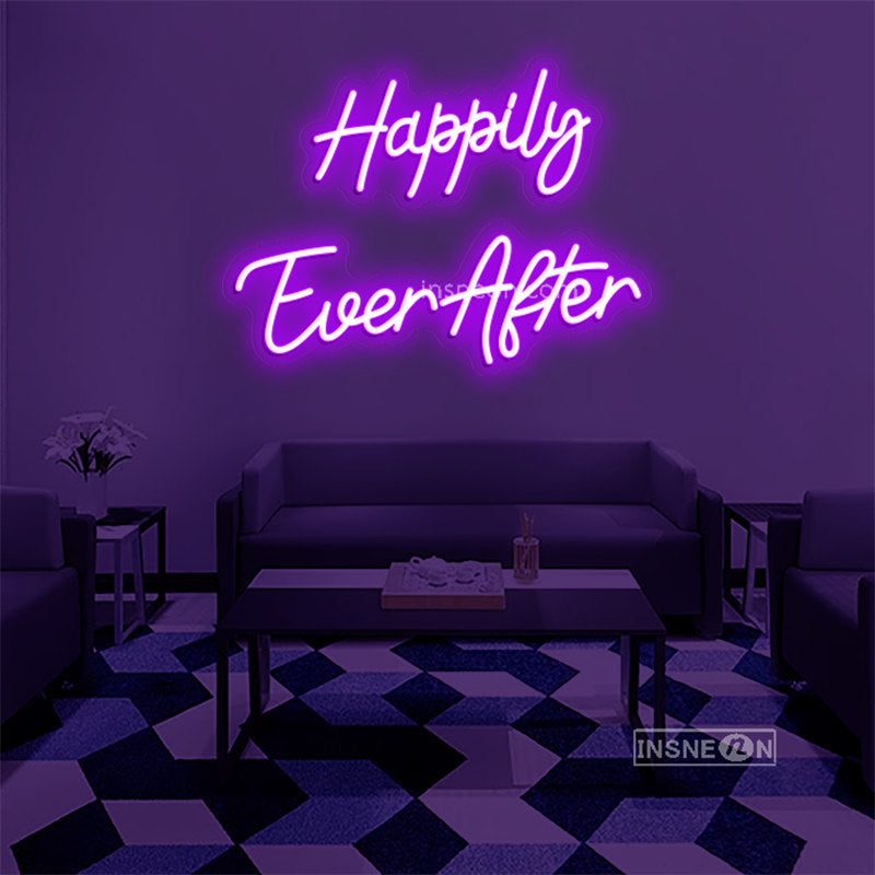 Happly EVER After Led Custom Neon Sign