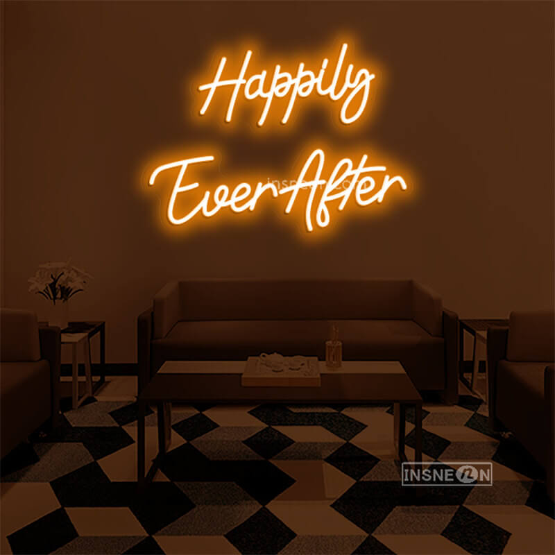 Happly EVER After Led Custom Neon Sign