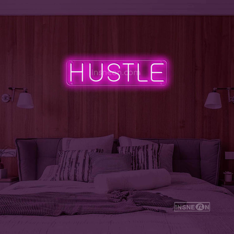 Hutstle' LED Neon Sign