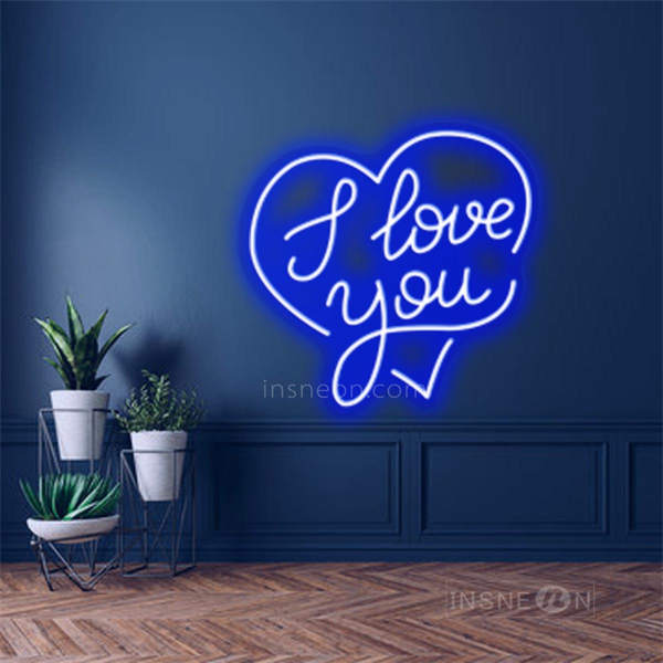 InsNeon Factory I Love You In My Heart Neon Wedding Signs