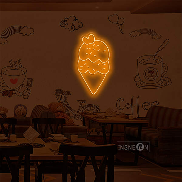 'Ice cream' LED Neon Sign