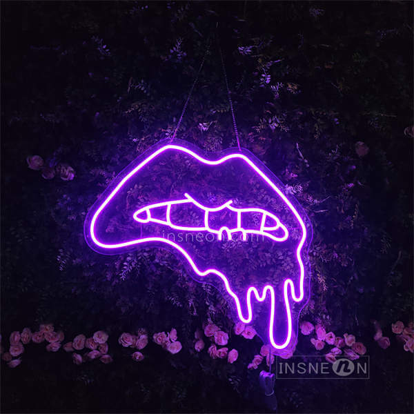 InsNeon Factory Bar Mouth Lip Custom Neon Sign