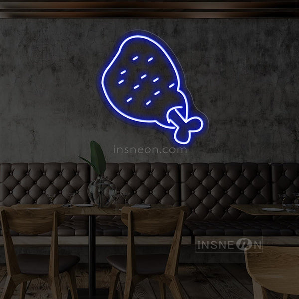 InsNeon Factory Chicken Leg Neon Bar Sign