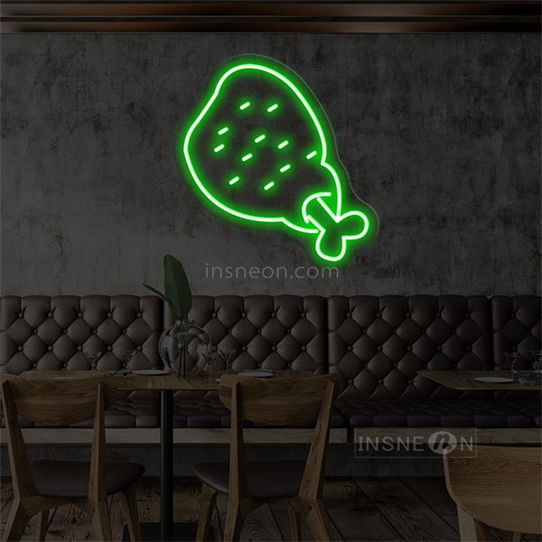 InsNeon Factory Chicken Leg Neon Bar Sign