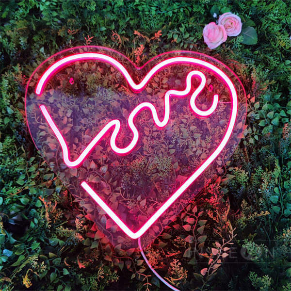 InsNeon Factory Custom Love Heart Wedding Neon Signs