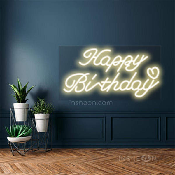 InsNeon Factory Happy Birthday Modern Neon Sign