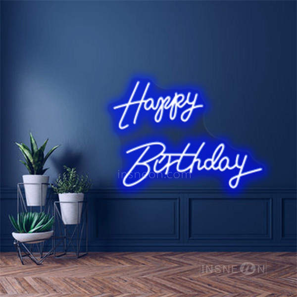 InsNeon Factory Happy Birthday Neon Sign