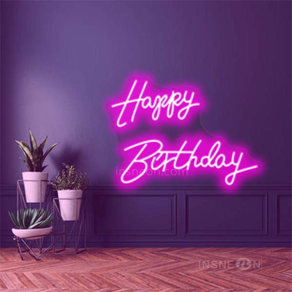 InsNeon Factory Happy Birthday Neon Sign