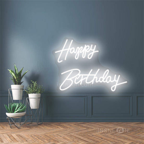 InsNeon Factory Happy Birthday Neon Sign