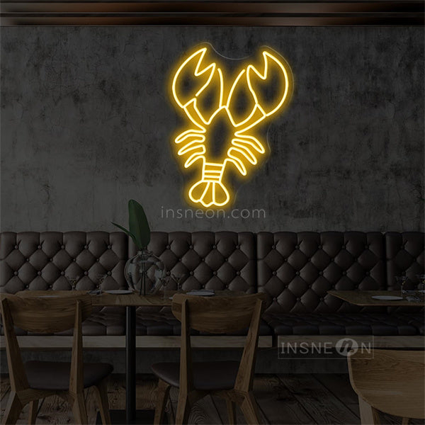 InsNeon Factory Lobster Neon Bar Sign