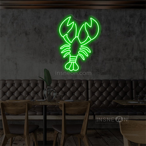 InsNeon Factory Lobster Neon Bar Sign