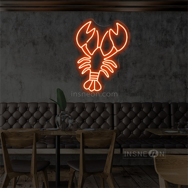 InsNeon Factory Lobster Neon Bar Sign