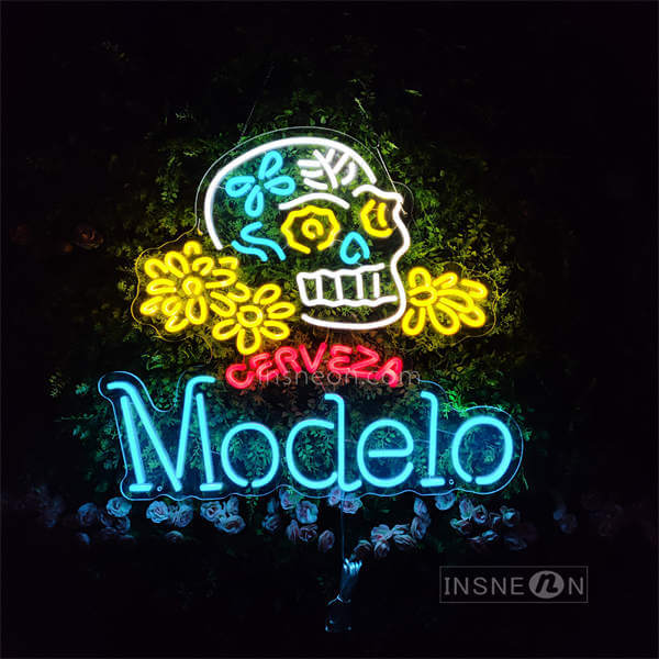 InsNeon Factory Modelo Beer Brand Logo Custom Neon Sign