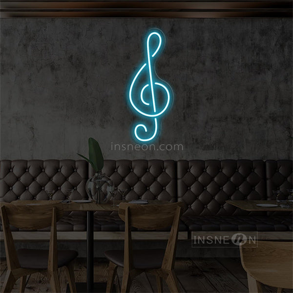 InsNeon Factory Music symbol Neon Bar Sign