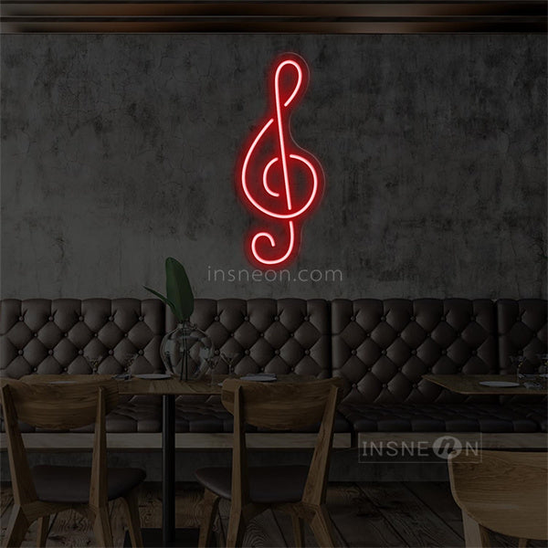 InsNeon Factory Music symbol Neon Bar Sign