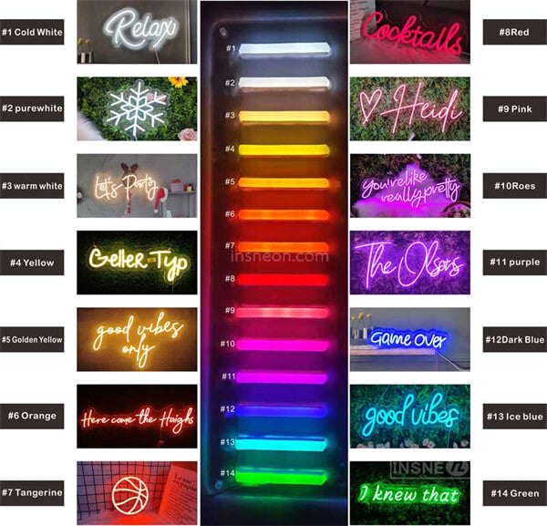 InsNeon Factory Neon Colors