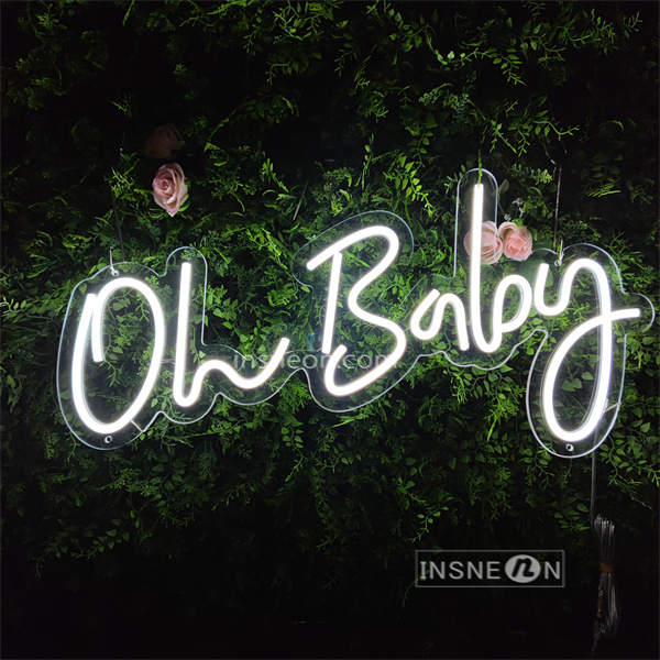 InsNeon Factory Oh Baby Wedding Custom Neon Sign