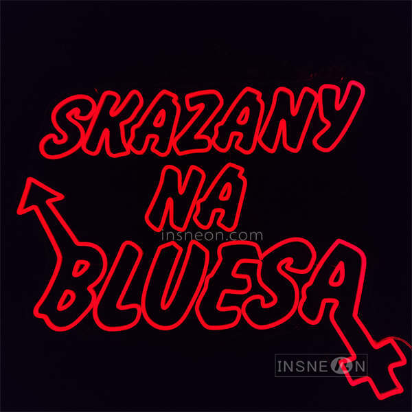 InsNeon Factory Skazany Na Bluesa Custom Neon Sign