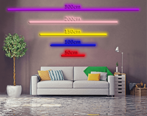 Insneon LED NEON SIGN 9 SIZE GUIDE