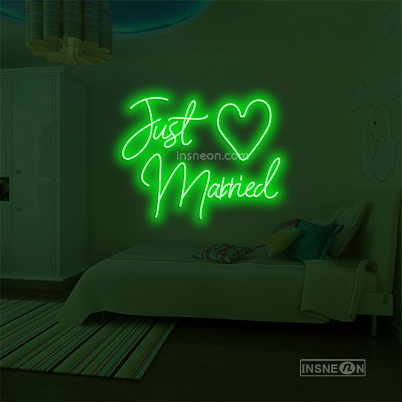 Just Married Led Custom Neon Sign