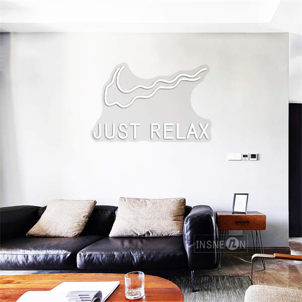 'Just Relax' LED Neon Sign