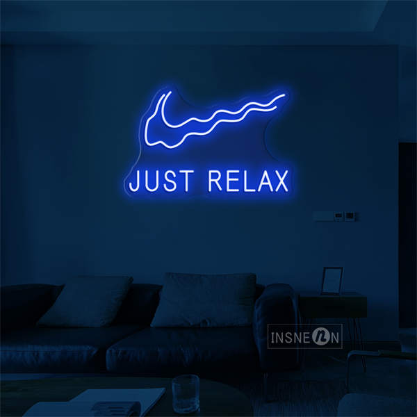 'Just Relax' LED Neon Sign