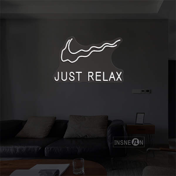 'Just Relax' LED Neon Sign