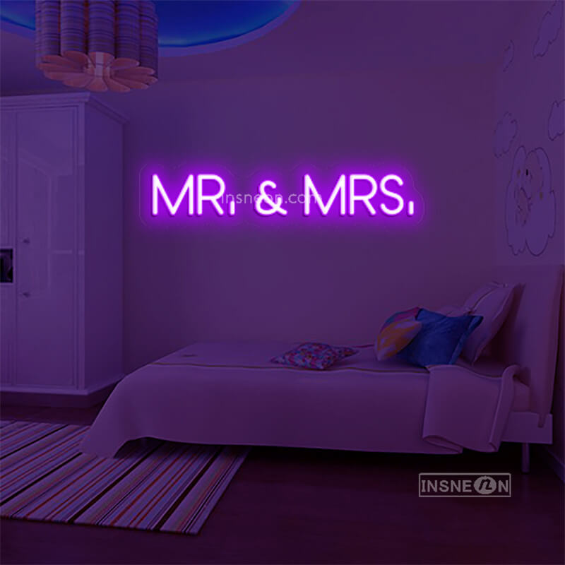 MR.& MRS Led Custom Neon Sign