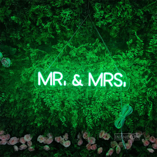 MR.& MRS Led Custom Neon Sign