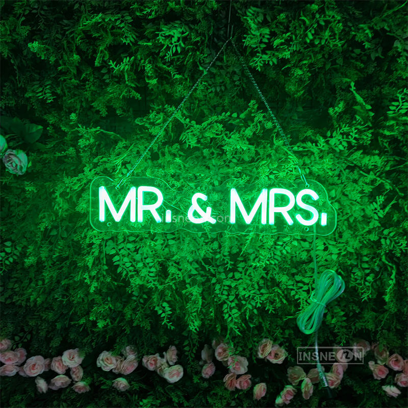 MR.& MRS Led Custom Neon Sign