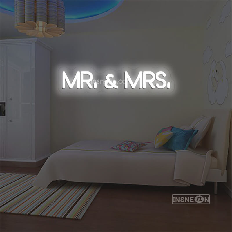 MR.& MRS Led Custom Neon Sign