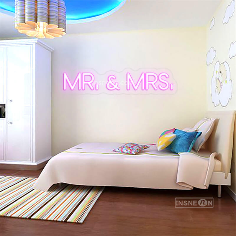 MR.& MRS Led Custom Neon Sign