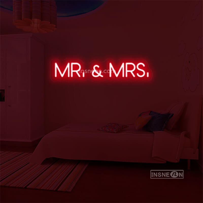 MR.& MRS Led Custom Neon Sign