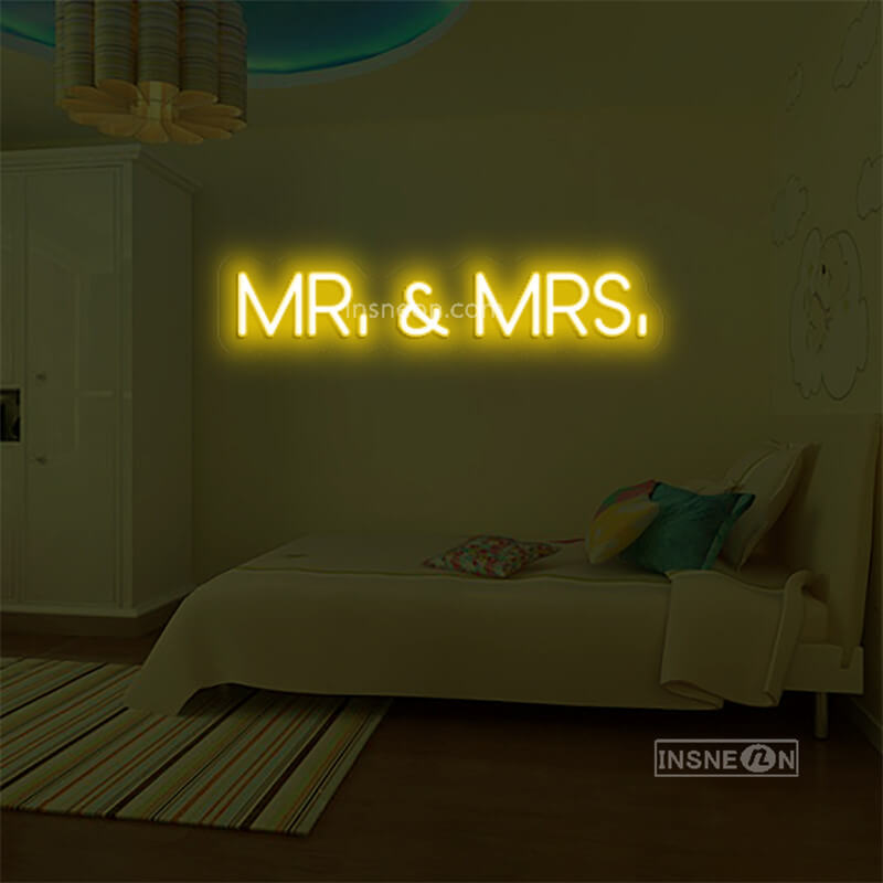 MR.& MRS Led Custom Neon Sign