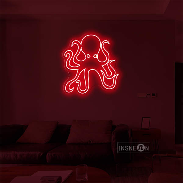 'Octopus' Neon Sign