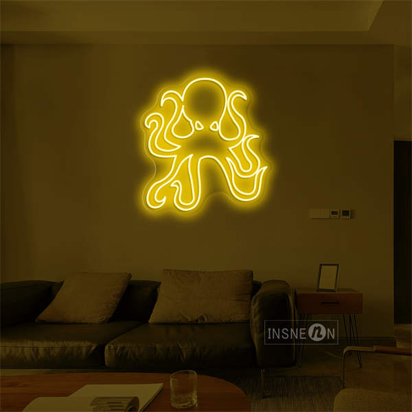 'Octopus' Neon Sign