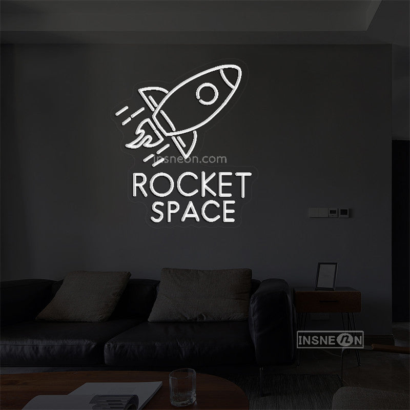 ROCKET SPACE Led Custom Neon Sign