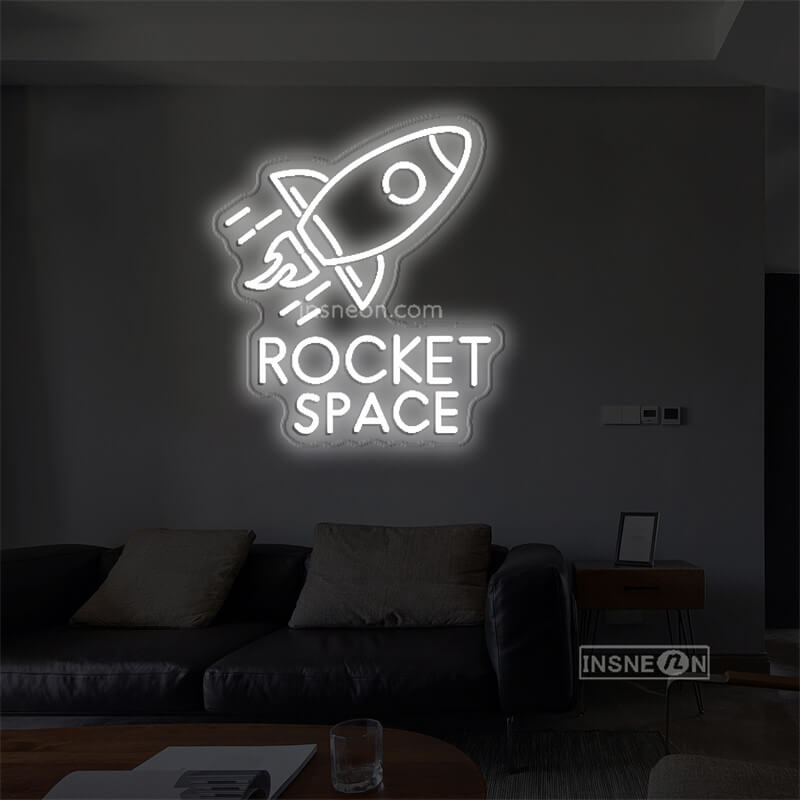 ROCKET SPACE Led Custom Neon Sign